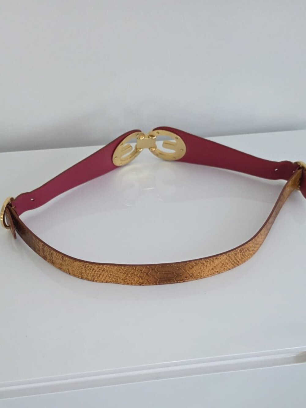 ESCADA SNAKE LIKE BELT! VINTAGE! - Picture 4 of 14